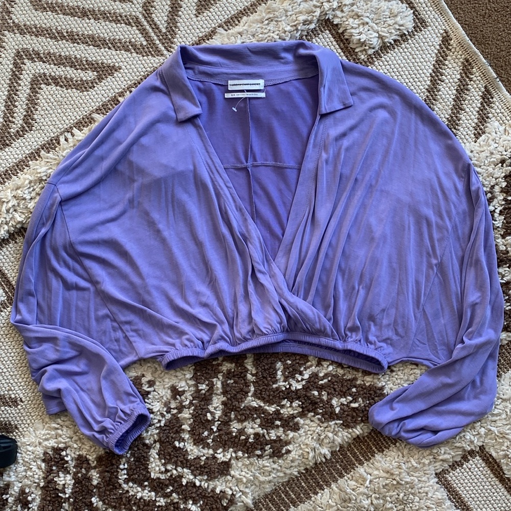 Urban outfitters cropped modal top